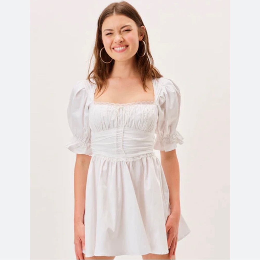 For Love and Lemons Carey Mini Dress